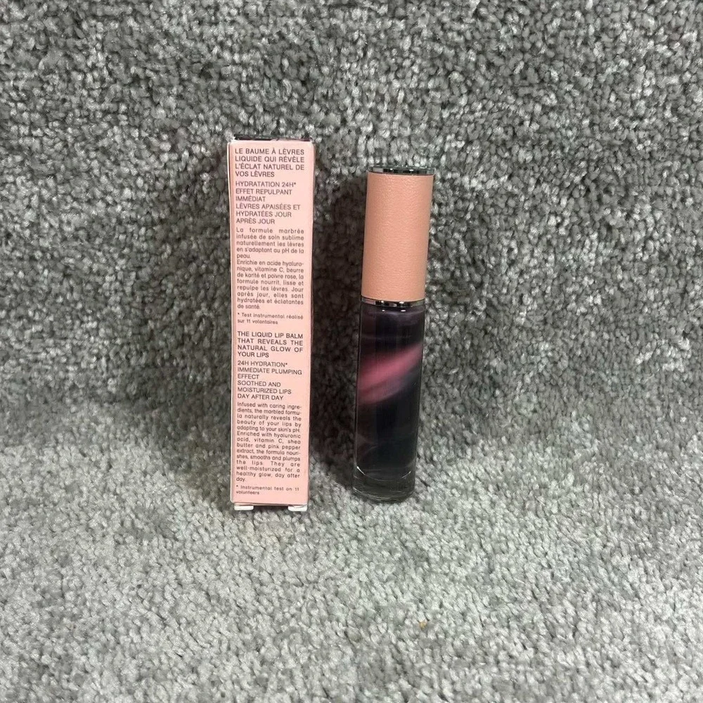 Givenchy Rose Perfecto Liquid Balm‎ Pink Marbled Plumping Lip Gloss 6ml 0.21oz